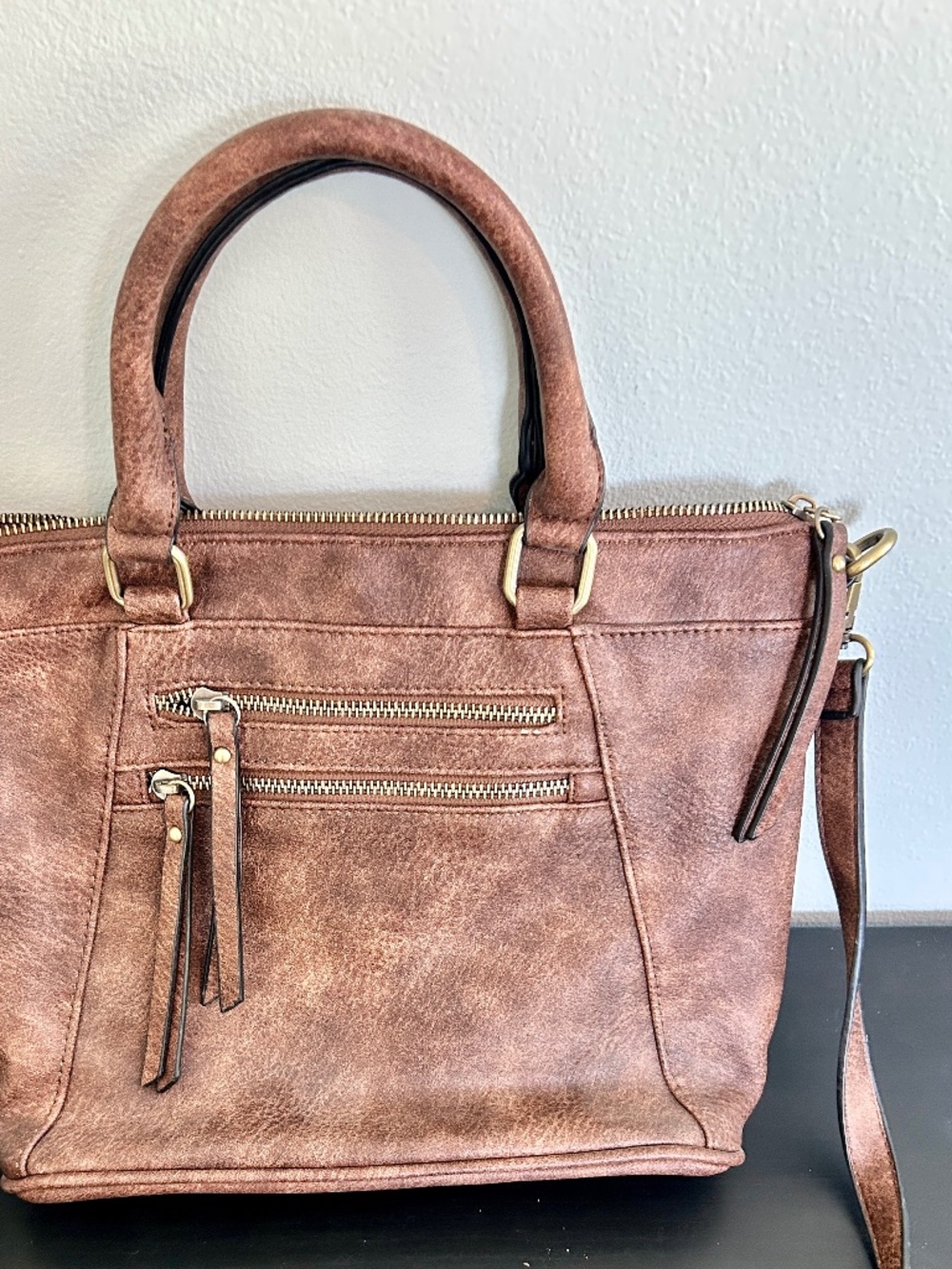 Altar'd State Vegan Leather Crossbody Bag Boho Shoulder Bag
